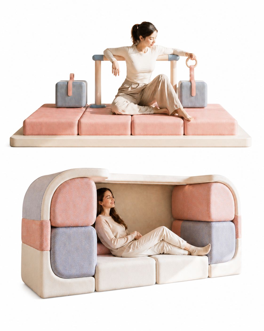 Physical sensory recovery furniture system